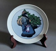 KPM Berlin porcelanowy talerz świąteczny 