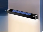 Lampa solarna 8 Led na zewnątrz czujnik zmierzchu