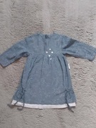 Piękna haftowa sukienka z długim rekawem 80