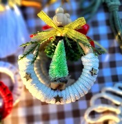 Ozdoby choinkowe, zawieszki na choinkę, święta, box na prezent