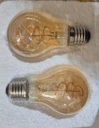 6x Żarowka Edison retro led ozdobna vintage filament spiralna E27