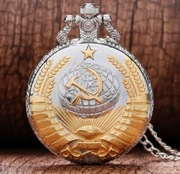 Zegarek kieszonkowy na łańcuszku metalowy 