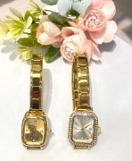 Elegancki zegarek damski złoty bransoleta ze  stali chirurgicznej