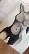 Obraz akryl, akt 50x60cm 