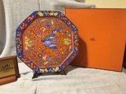 Hermes Porcelana owocowy talerz Marqueterie de Pierres d'Orient et d'Occide
