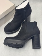 Botki damskie czarne rozmiar 38 Anna Field