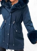 Kurtka parka mega futro 