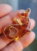 Przepiękna zawieszka. Wieloryb. Bursztyn 