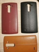 Obudowa LG G4 skóra Oryginał czarny czerwony brąz 