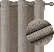 Joydeco zasłona zaciemniająca 100% izolacja termiczna 135x240 cm 2 sztuki