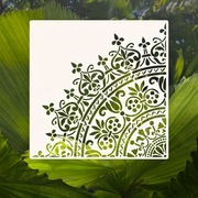 Szablon Mandala -wzór 60x60cm szablon 30x30cm, malarski tynk, DIY, Nr A6