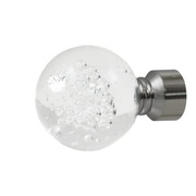 Zakonczenie karnisza 16mm Satyna Chrom Mat Kula 