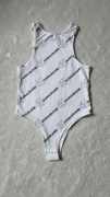 Calvin Klein białe body Logo xs 34 modne