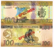 Wyspy Salomona 100 dol P-36 C/16 UNC SPECIMEN