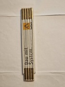 Miarka składana stolarska drewniana Hebel 2 metry Niemiecka