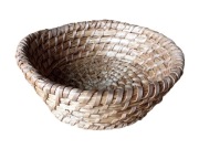 koszyk miska osłonka pleciona wiklina vintage