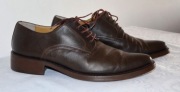 Eleganckie włoskie skórzane buty _ 42 _ 27 cm