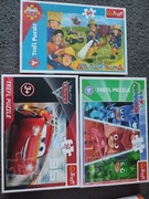 Puzzle trefl 30 elementów Cars lub Strażak Sam. Pidżamersi niedostepnę
