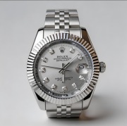 Piękny męski zegarek z diamentami, typu Rolex