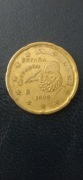 Hiszpania - 20 eurocentów 1999