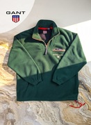 Polar GANT USA Rugger Fleece M Vintage 1/4 Zip Zielony Bluza Kangurka