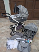 Bebetto Holland wózek 2w1 dla dziewczynki akcesoria Wysyłka 