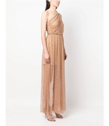 M 38 Self-portrait złota maxi sukienka sylwester