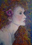 Alicja  50x70cm Akryl na płótnie. 