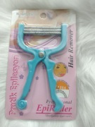 Depilator ręczny do twarzy 3 sprężynki niebieski