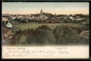 WĘGORZEWO Angerburg, piękna panorama 1902