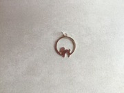 wisiorek srebrny z pieskiem