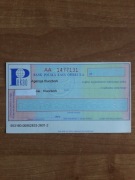 Stary czek bank Polska Kasa Opieki SA