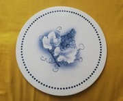 stara ceramiczna patera do tortów styl art deco zabytek sygnowana