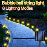 20x Solarne Lampy Ogrodowe LED – Kwiatowy Motyw, 8 Trybów, Wodoodporne
