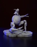 Figurka druk 3D żywica " Penny - F135 "- 120 mm