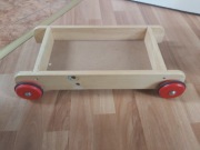 Wózek drewniany (na klocki, zabawki, kwiaty itp.)