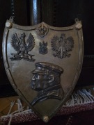 Stary Ryngraf 37x27,5cm,Patriotyk,Piłsudski,orzeł,Polonik