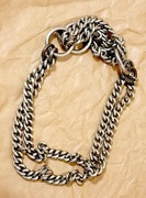 Obroża metalowa regulowana dla małego psa 30-35cm