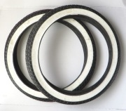 MITAS dwie opony rowerowe 16" 2 1/4 wzmocnione B8 38J styl retro -50%