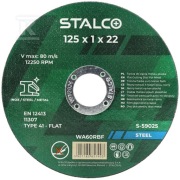 Tarcza do cięcia metalu i INOX Stalco 125x1,0x22,2 S-59025 (25szt)