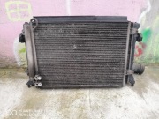 Oryginalne Komplet chłodnica wody klimatyzacji + wiatraki VW Passat B6