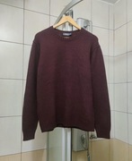 sweter męski XL  Eterna rozmiar 50 kolor bordowy ciemna czerwień burgund de