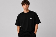 Flineo T-Shirt Black Oversize