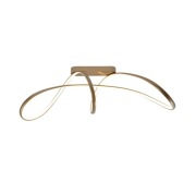 Lampa sufitowa z serpentyną LED FERMI złota 20026C-GD Zuma Line