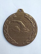 Medal brąz fi 50 mm - pływanie