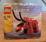 Lego Creator 7604 Dinozaur Triceratops saszetka klocki model wycofany