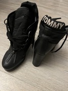 Kozaki botki damskie Tommy Hilfiger 39 skórzane