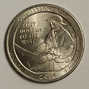 Rzadka Moneta USA KENTACKY PARK 25 CENTÓW 2016