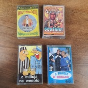 Kasety magnetofonowe 4 szt. Godzinki, Mały Władziu, O Północy