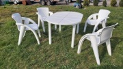 Masywny zestaw ogrodowy z Holandii znanej firmy Jardin